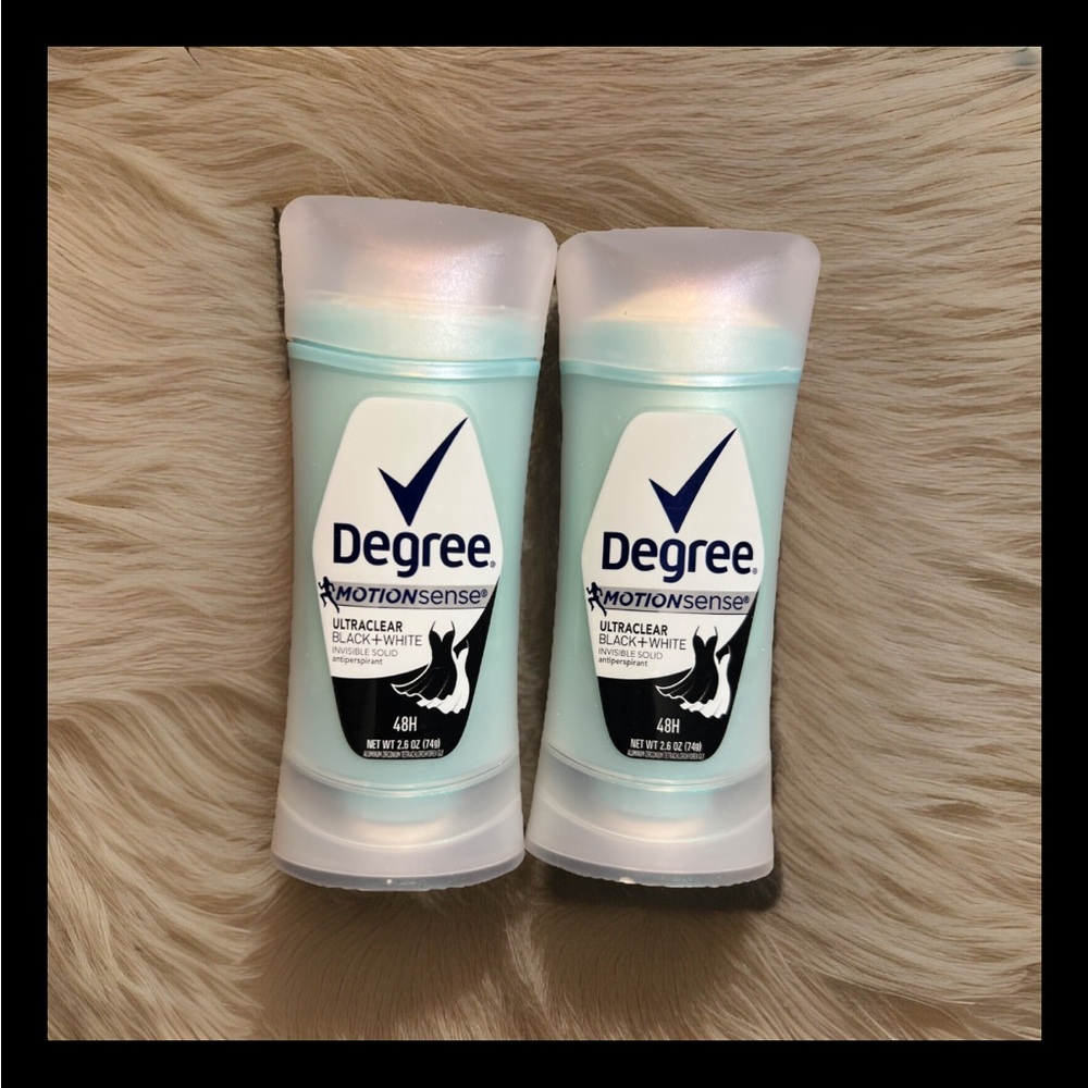 Degree MotionSense Black + White Deodorant 48 Hour 2 pack